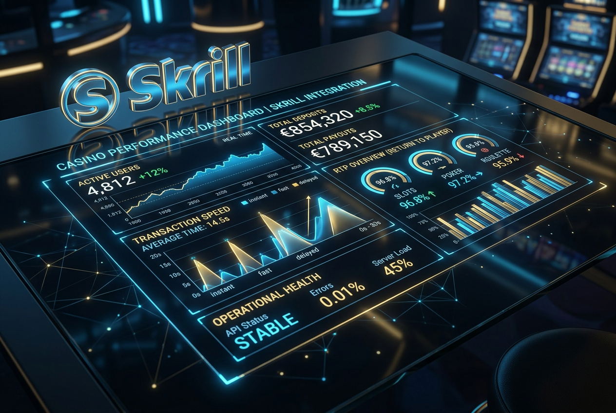Finanční analytika plateb Skrill v online kasinu v roce 2026