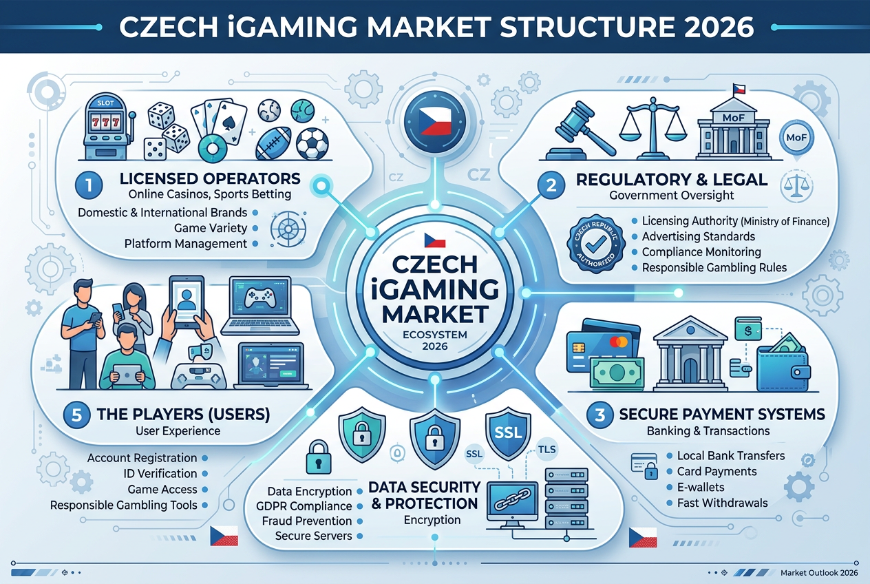 Struktura českého iGaming trhu 2026 a jeho regulace